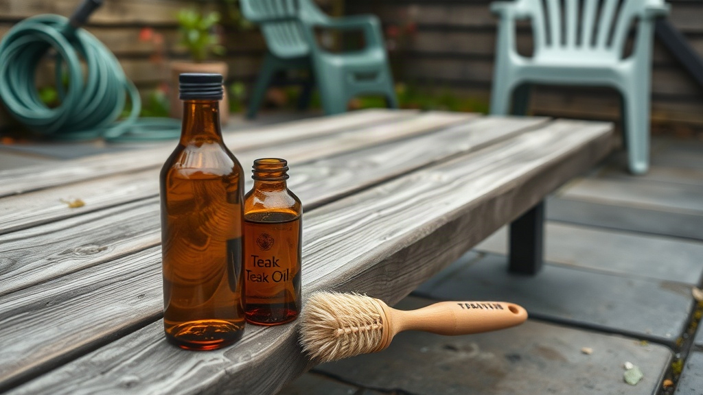 What to Skip for Garden Furniture Care: Sticky Oils, Harsh Bleach, Cheap Covers